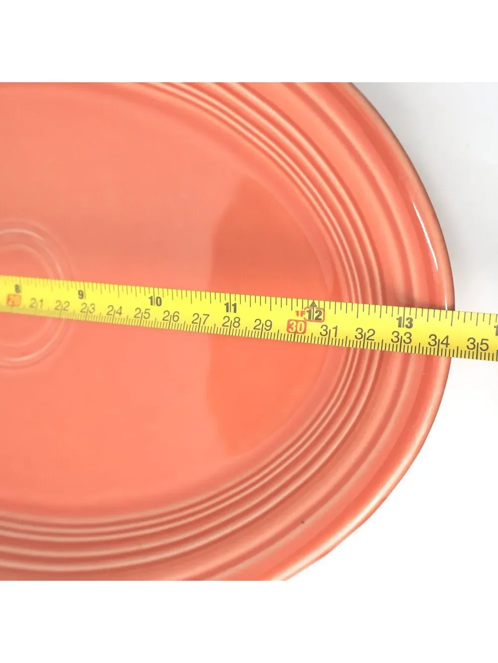 Fiesta Coral Orange Oval Serving Platter